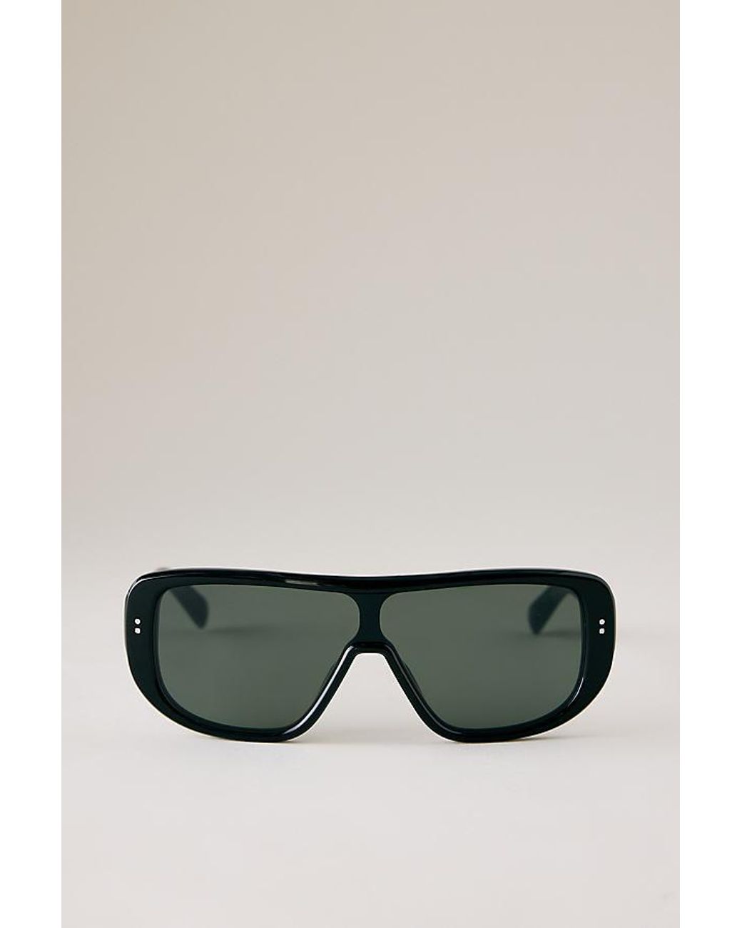 Jacquemus Gray Masco Shield Aviator Sunglasses