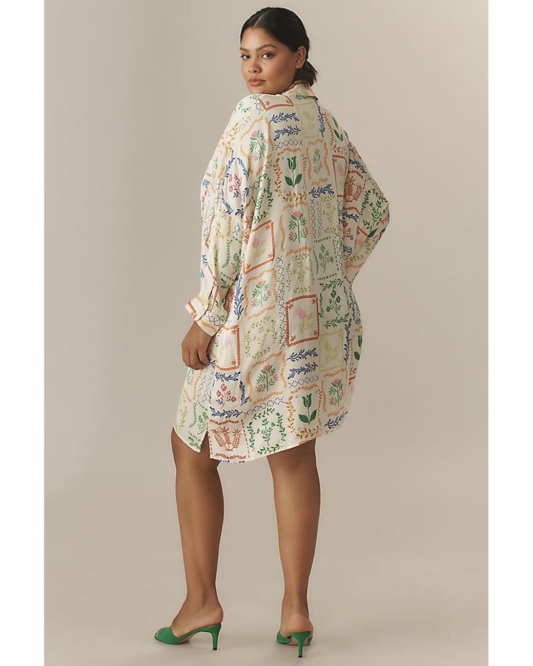 corey lynn calter jacquard mini dress Corey Lynn Calter Deep-V Jacquard Dress
