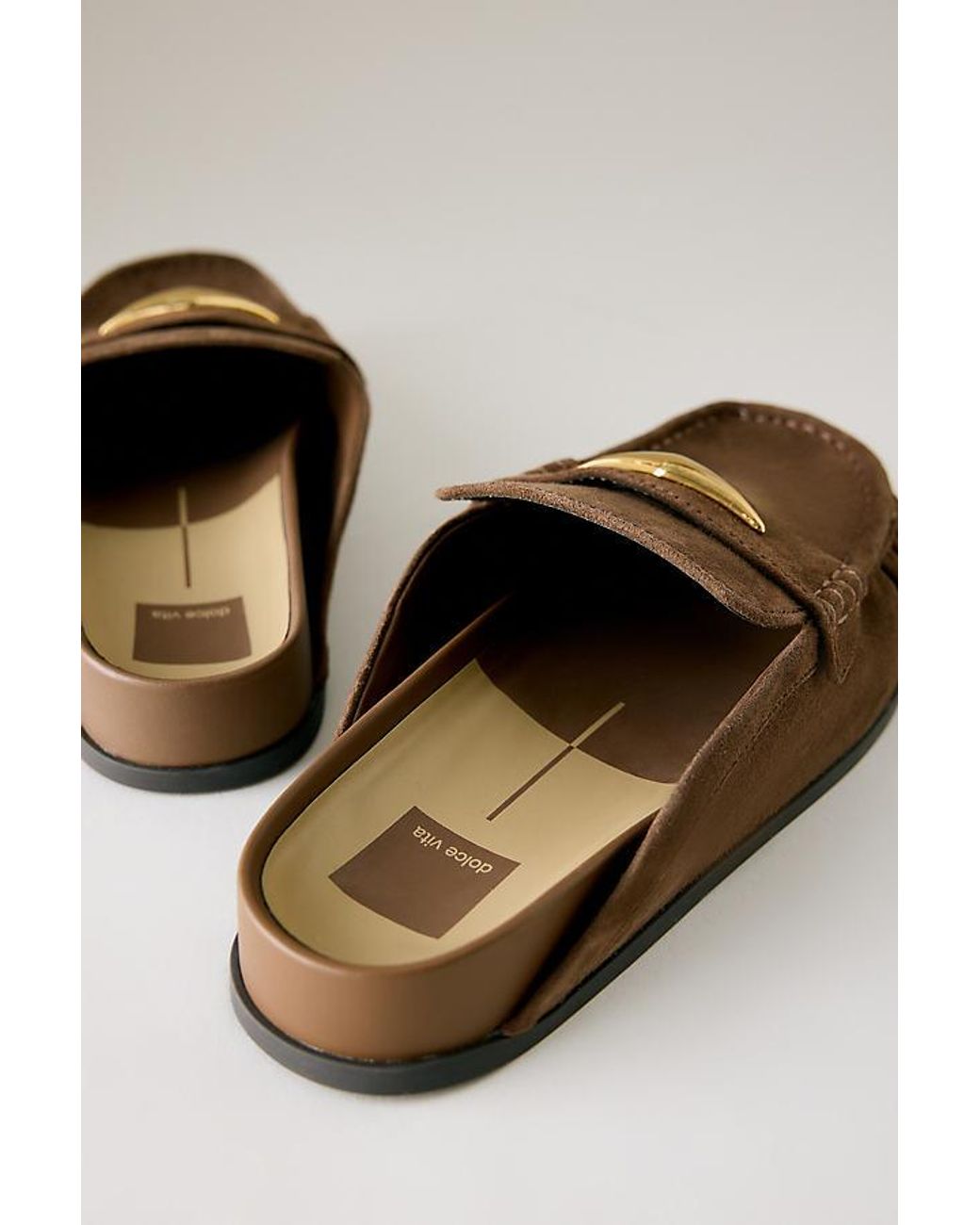 Dolce Vita Brown Jodero Suede Slip-On Loafers