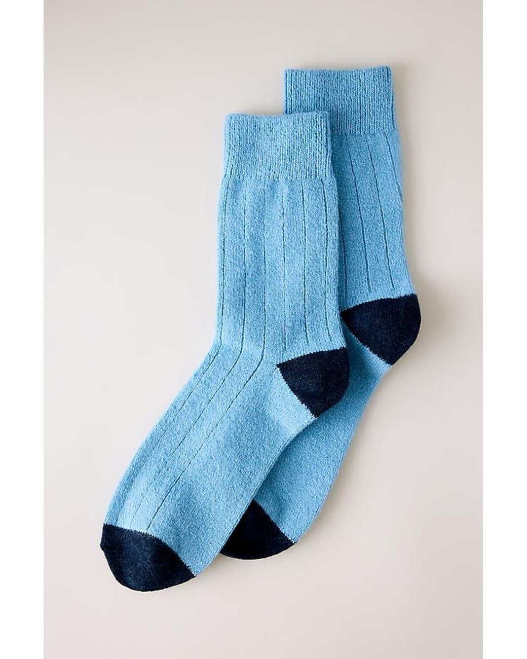 LE BON SHOPPE Blue Classic Cashmere Socks