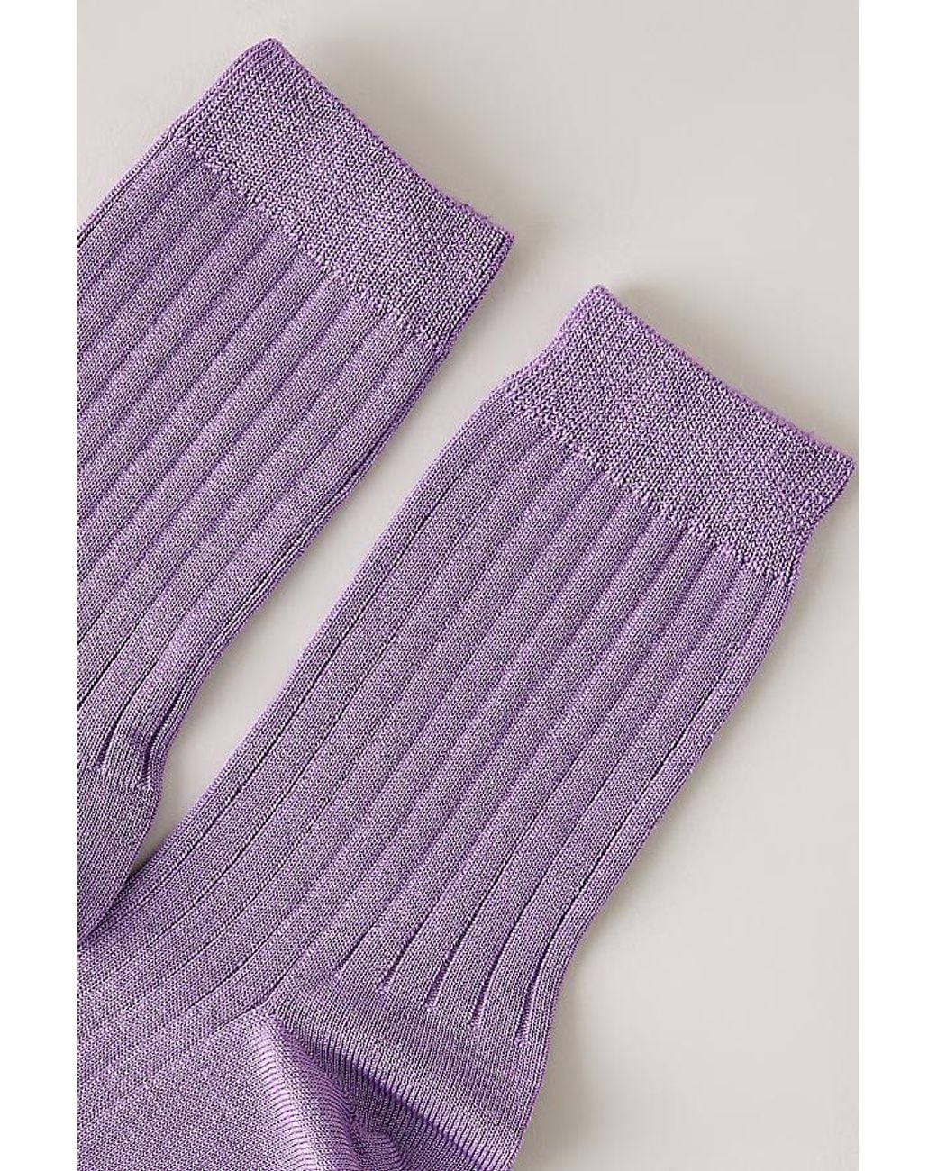 LE BON SHOPPE Purple Socks