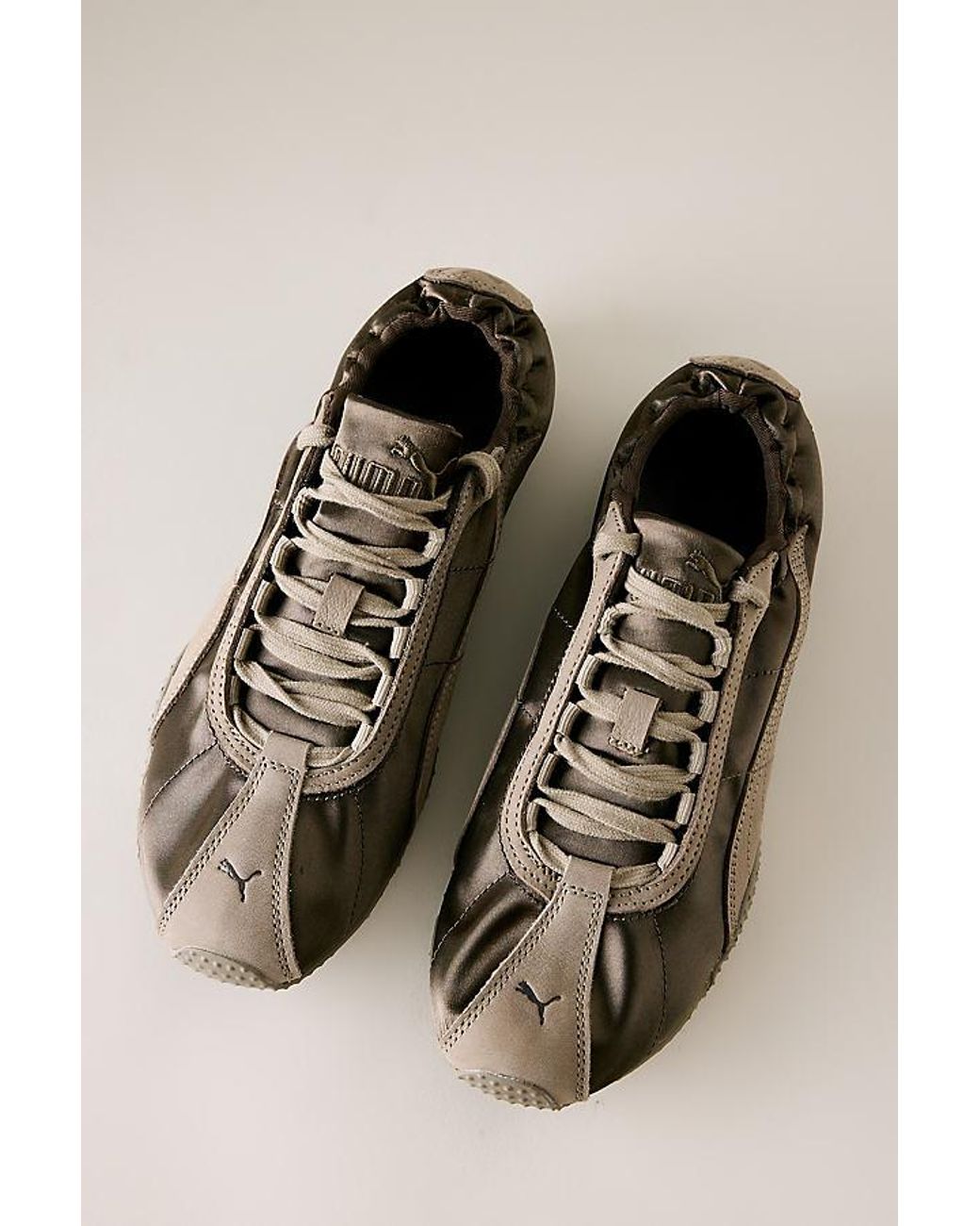 PUMA Natural H-Street Etoile Satin Trainers