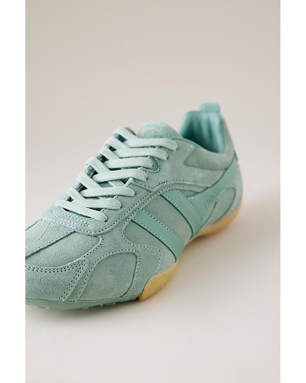 Gola Green Corva Suede Trainers
