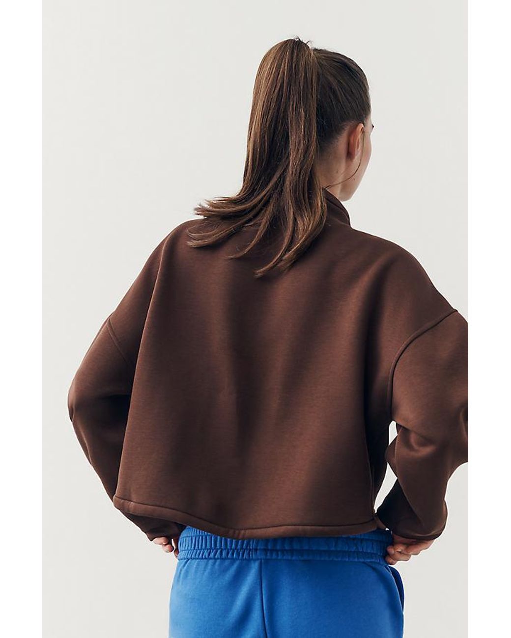 Daily Practice Brown Desert Palm Zip-Up Jacket