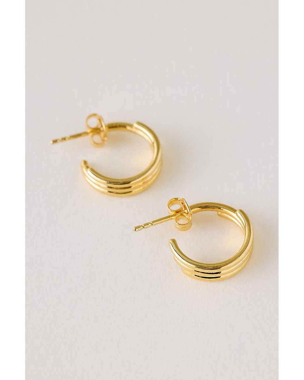 Rachel Jackson Metallic Small Evolve Hoop Earrings