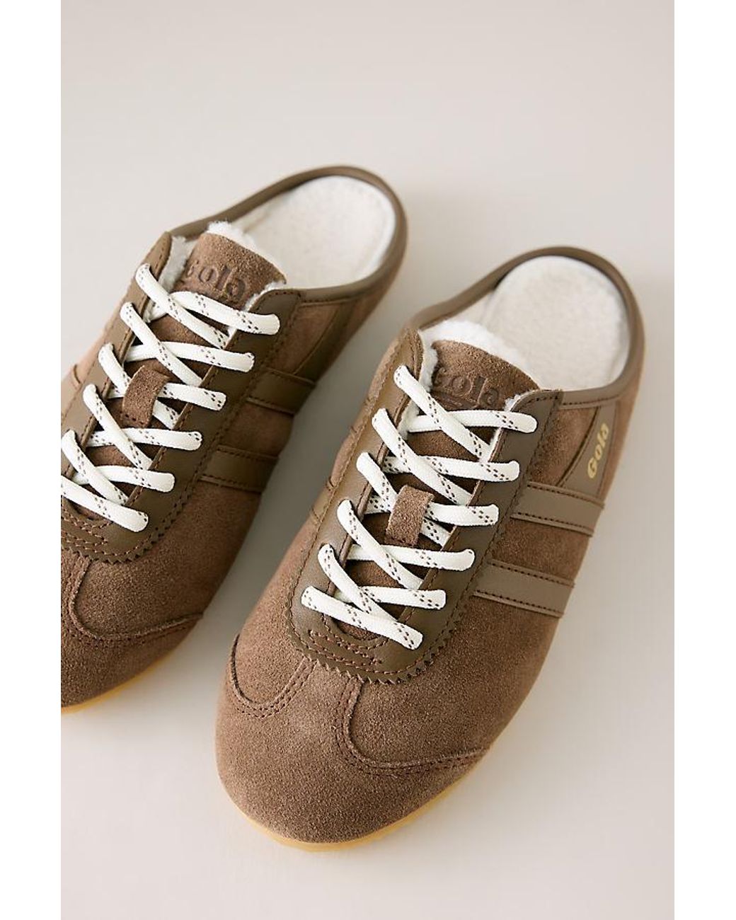 Gola Brown Cleora Mule Trainers