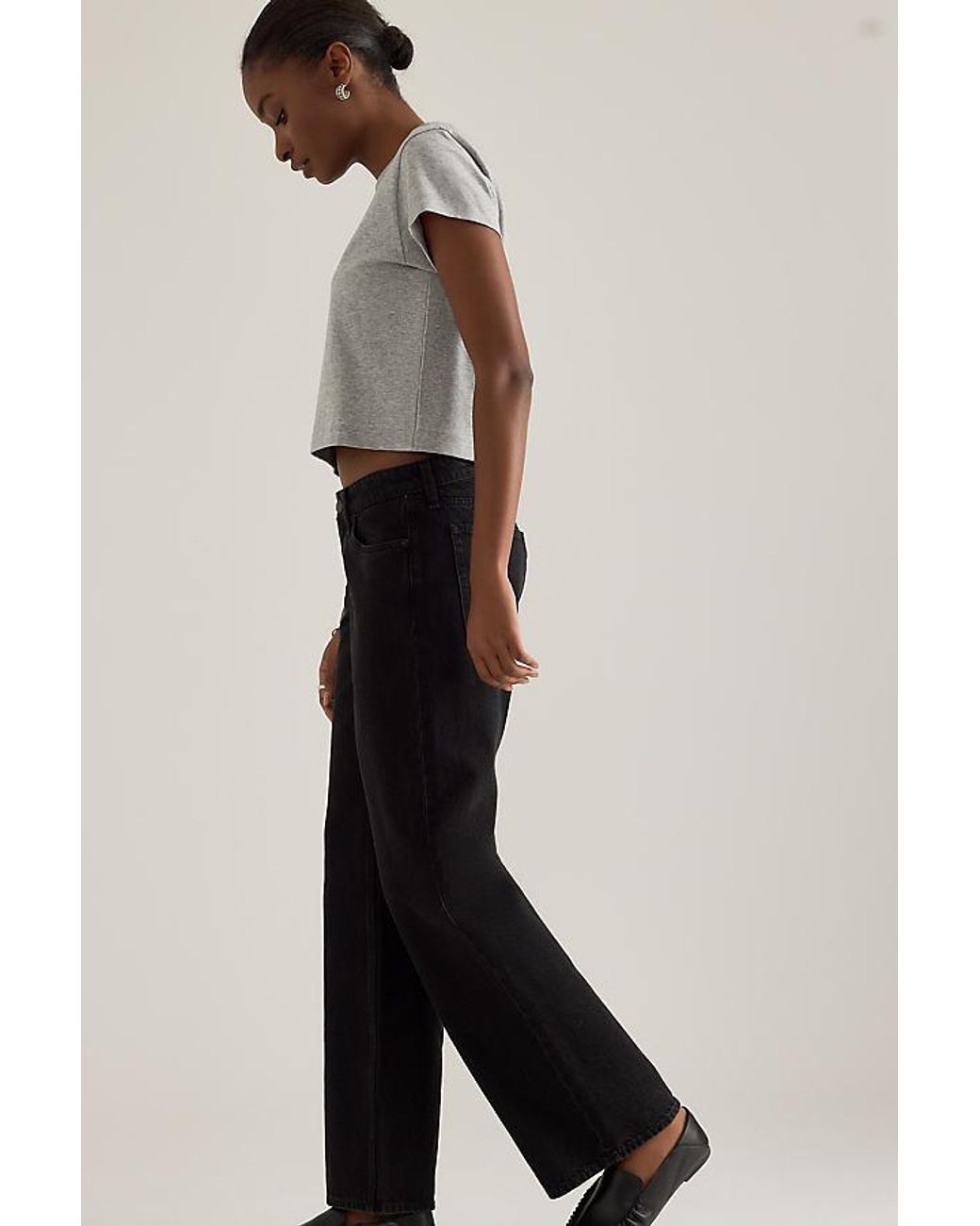 Rag & Bone Blue Cam Low-Rise Relaxed Straight Jeans