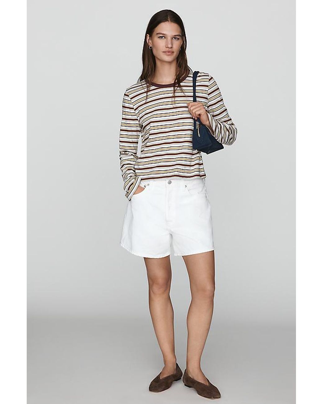 By Anthropologie Multicolor Evelyn 100% Cotton Everyday Top