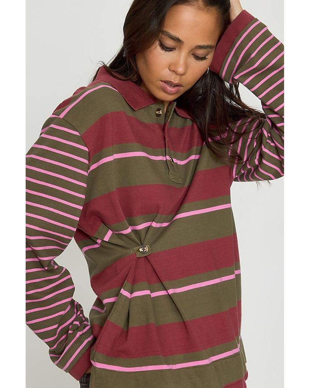 Damson Madder Red Noah Cinch Rugby Top