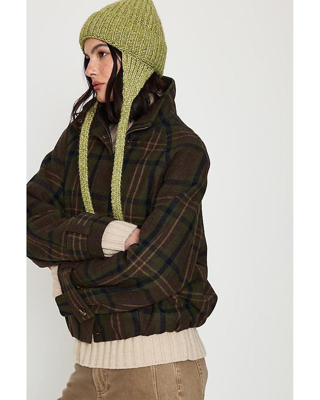 By Anthropologie Black Beanie Bonnet