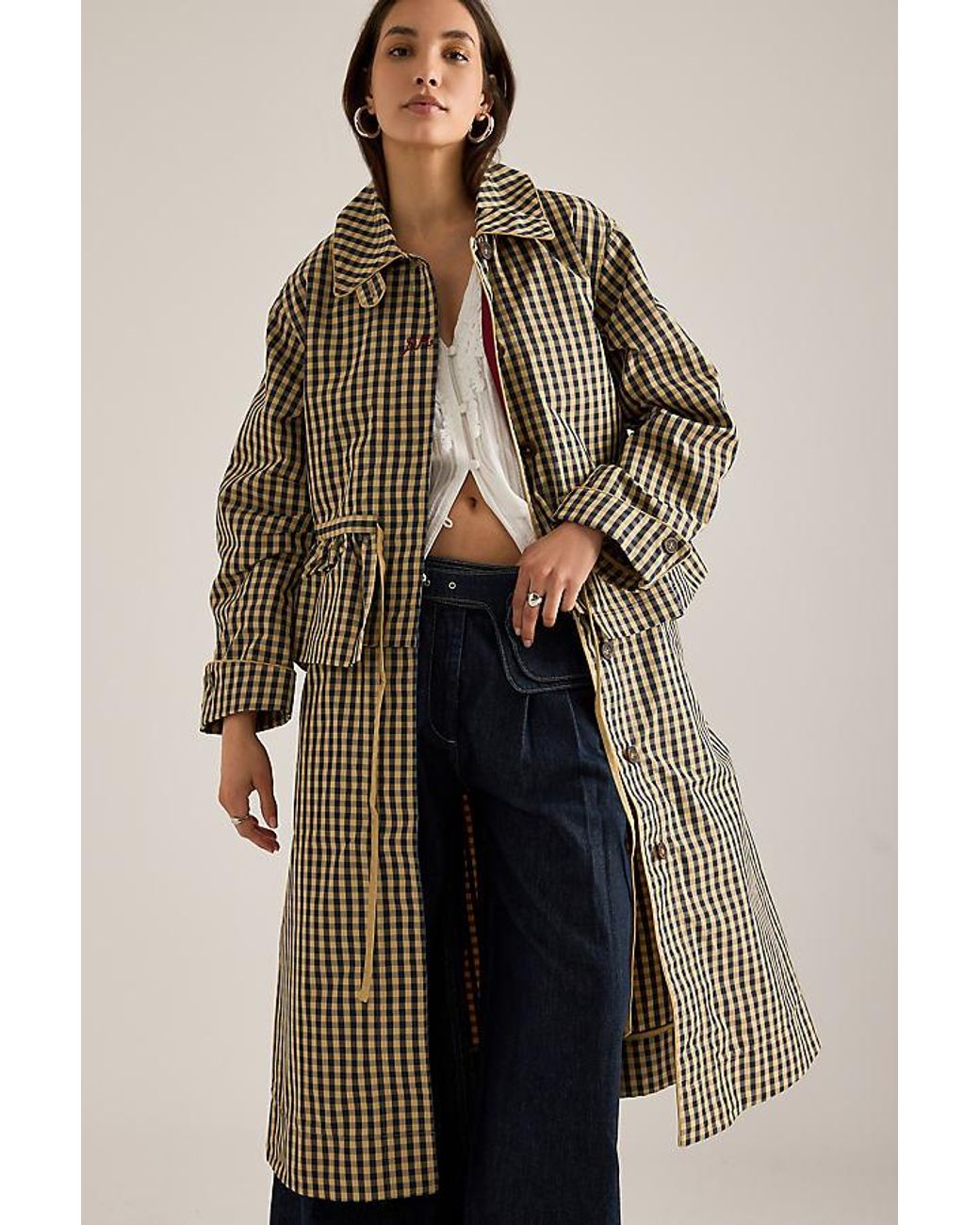 Damson Madder Brown Myrtle Multi-Way Trench Coat