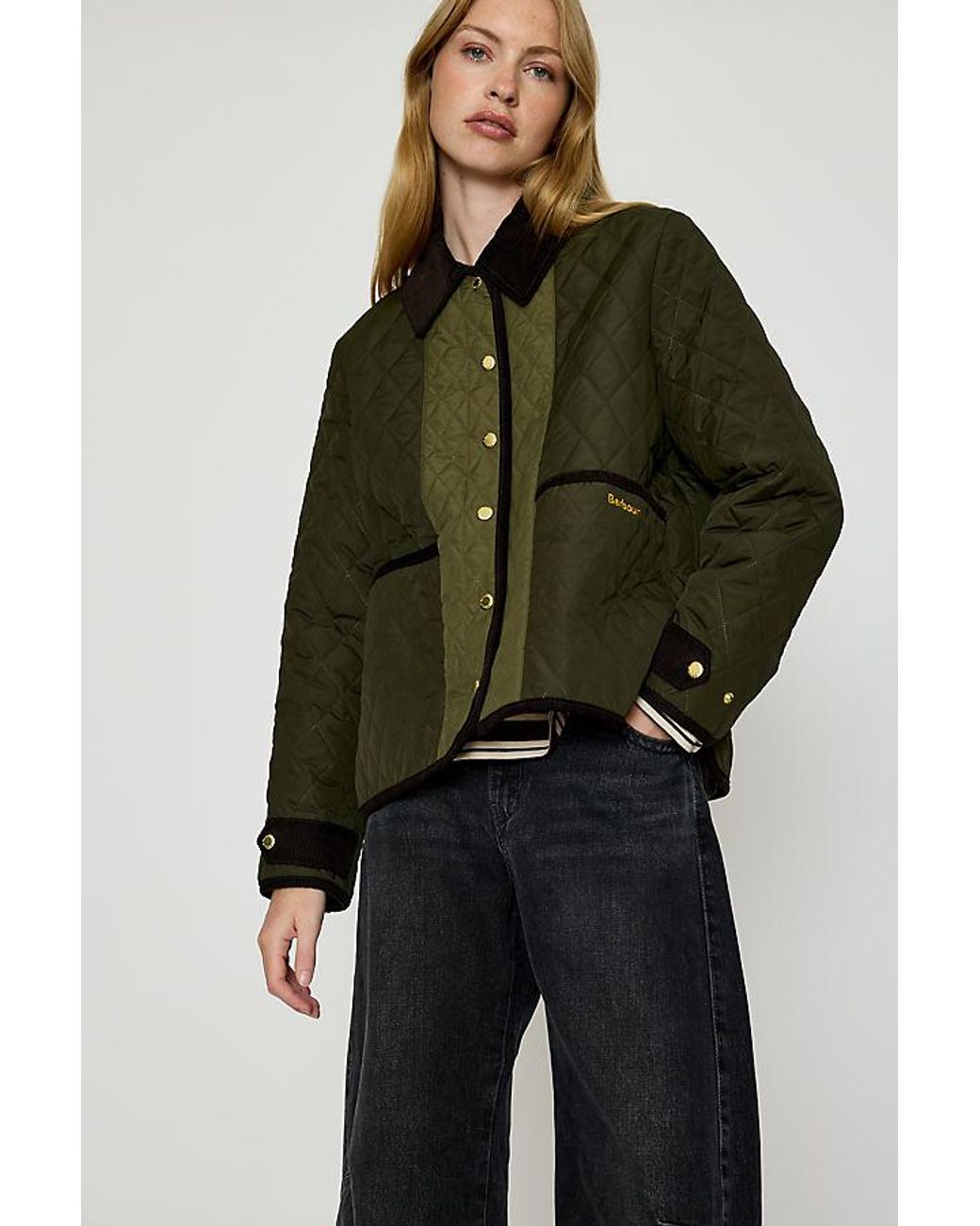 Barbour Green Ainsdale Quilted Jacket