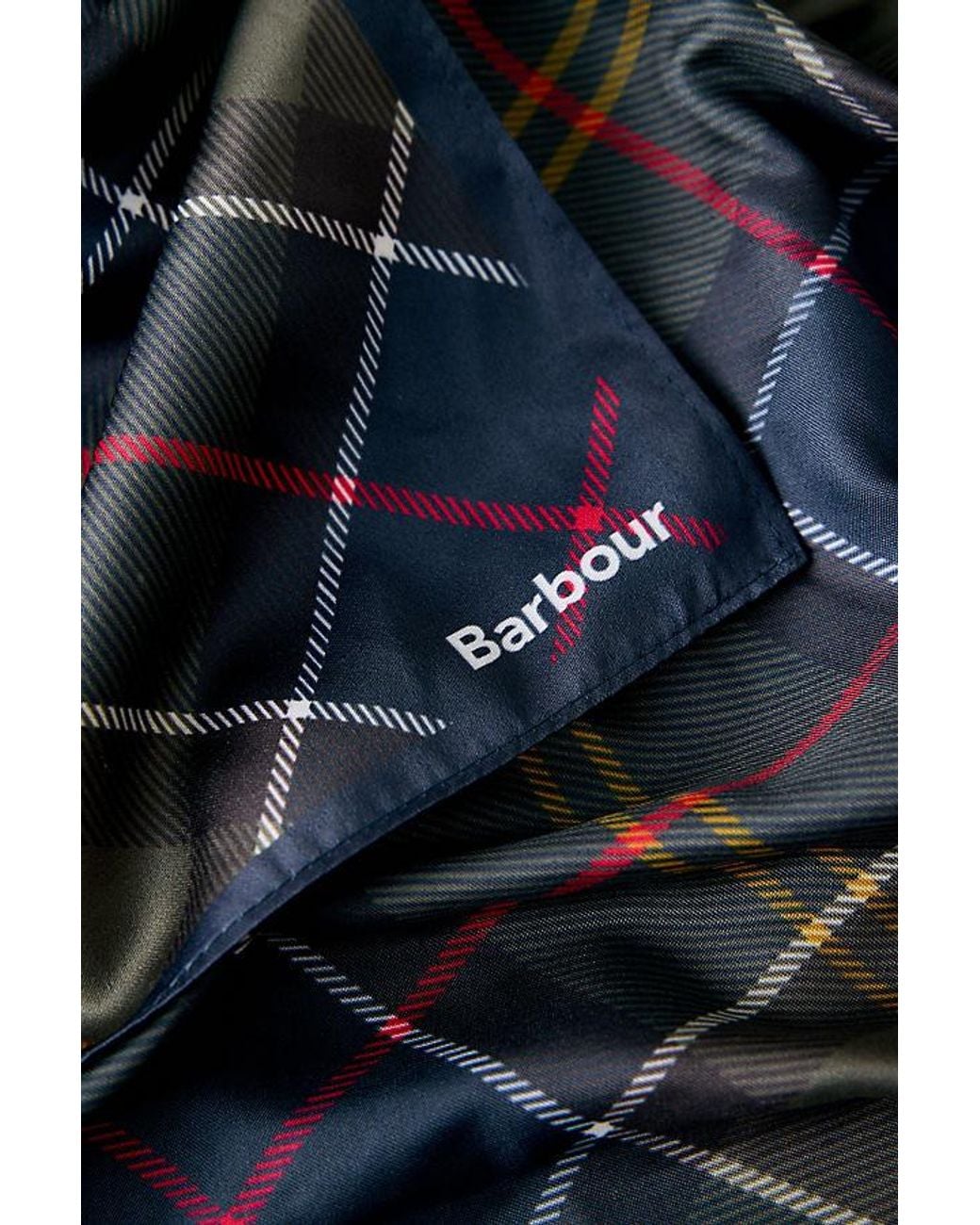 Barbour Black Kinsale Tartan Headscarf