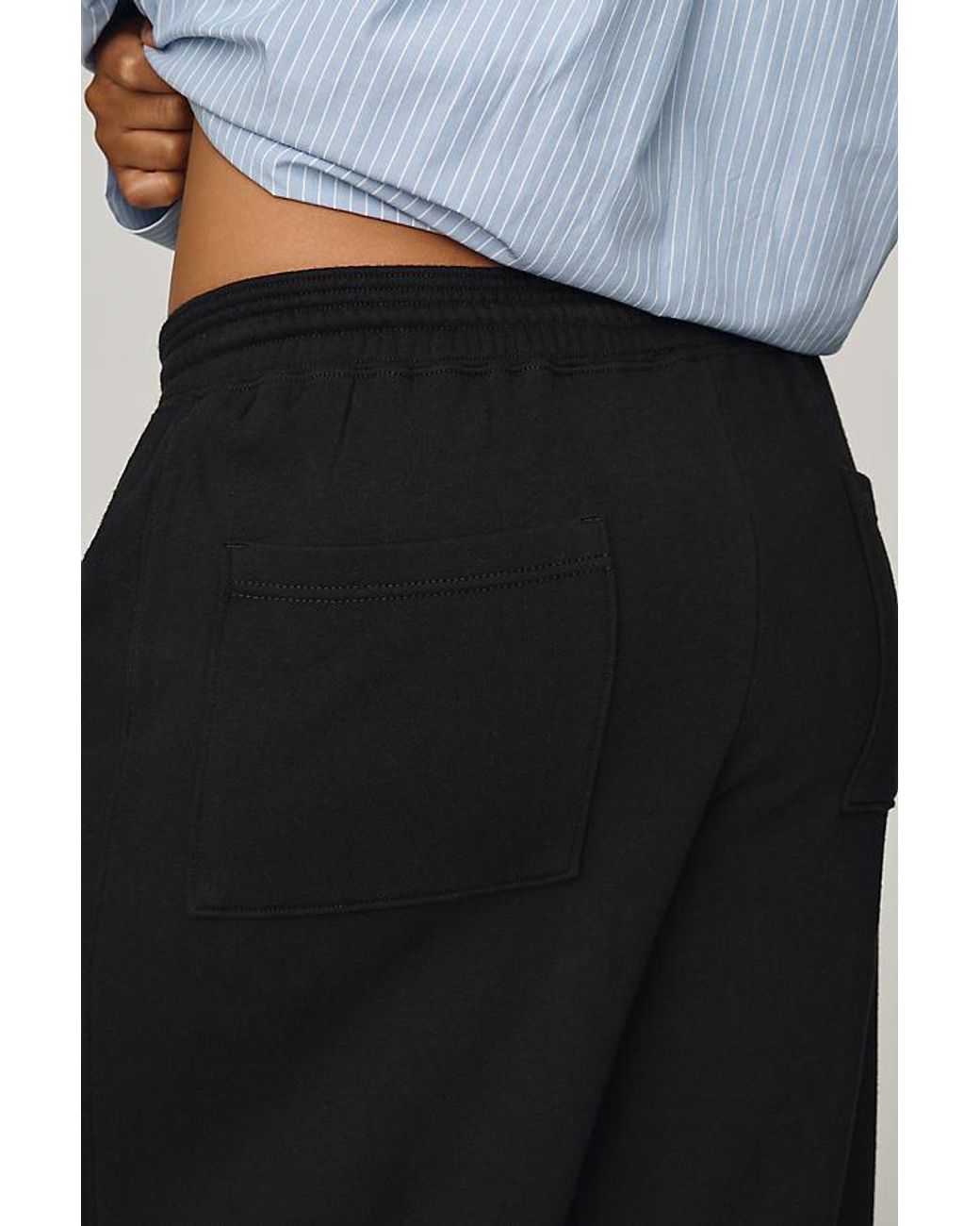 Daily Practice Black Easy Mile Wide-Leg Joggers