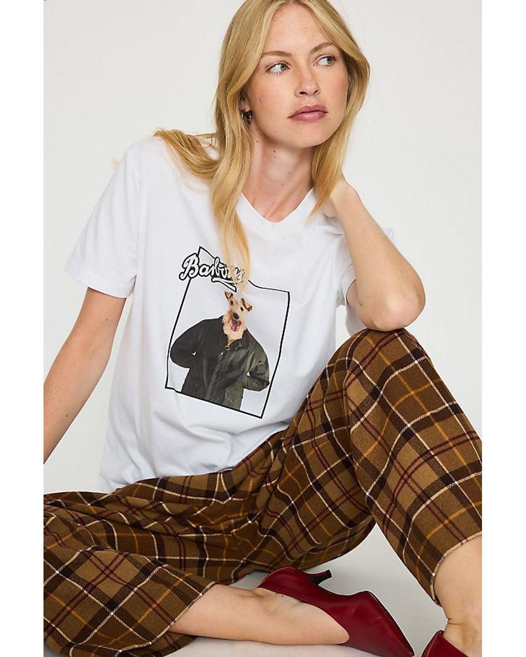 Barbour White Mariana Graphic T-Shirt