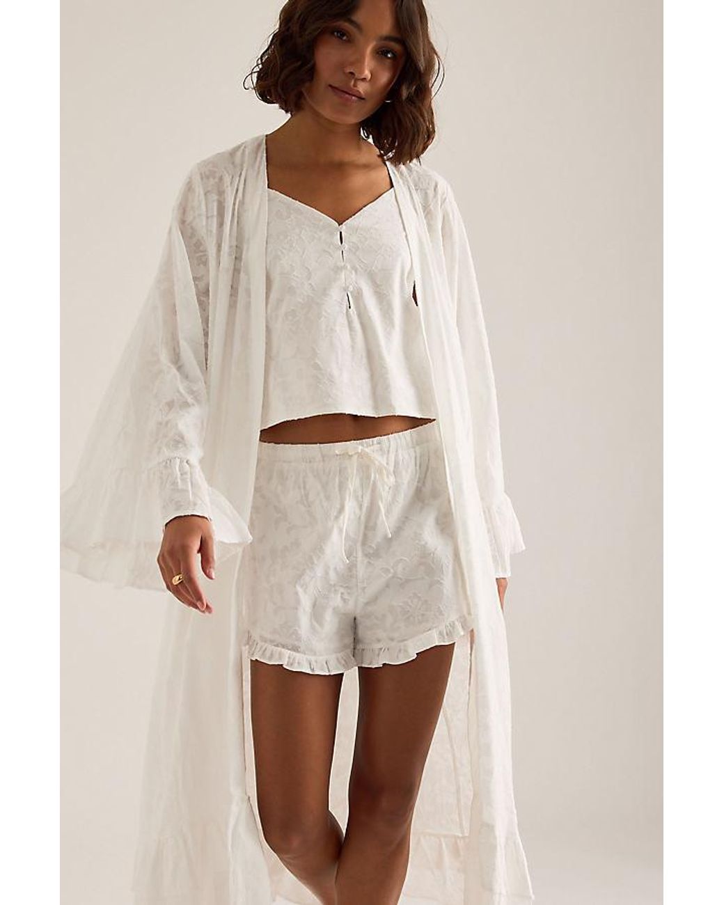 Meeka Natural Isabella Bridal Robe