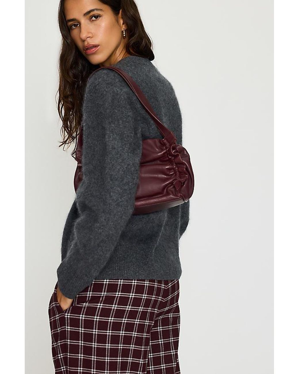 ALIGNE Gray Dion Brushed 100% Wool Jumper