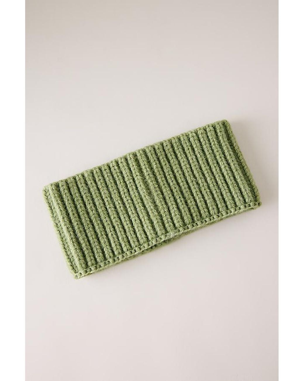 By Anthropologie Green Knitted Headband