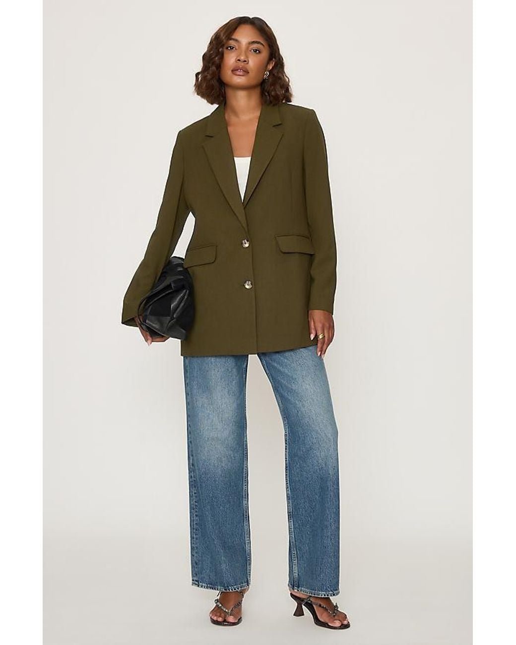 SELECTED Green Rita Relaxed Blazer
