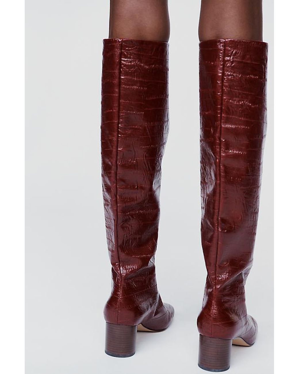 Maeve Brown Tall Straight Boots