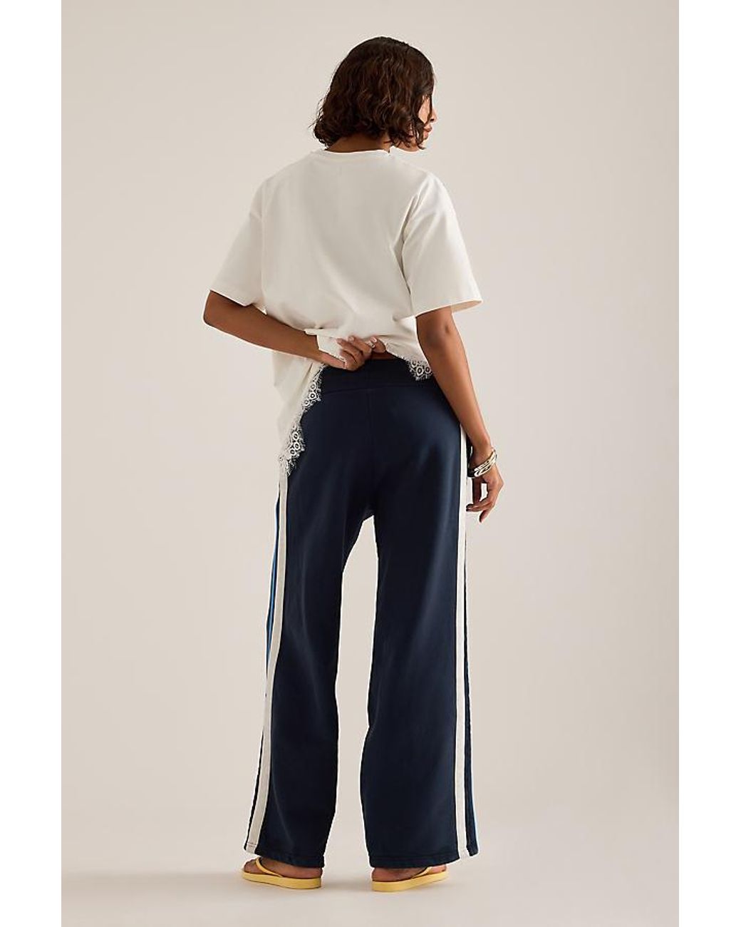 4th & Reckless Blue Taylor Wide-Leg Joggers