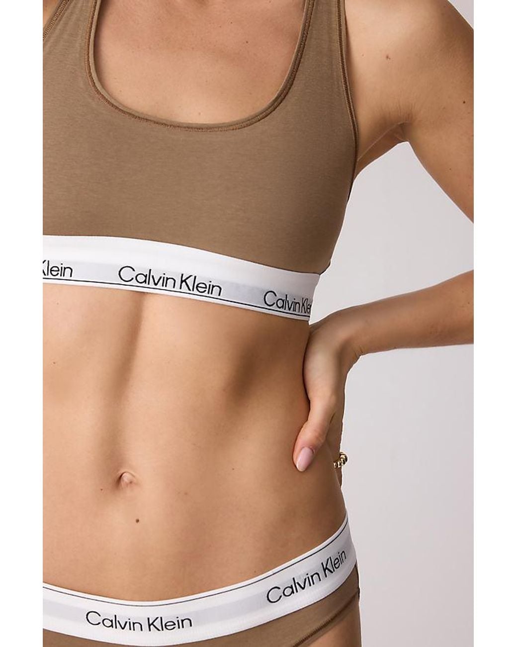 Calvin Klein Natural Unlined Bralette