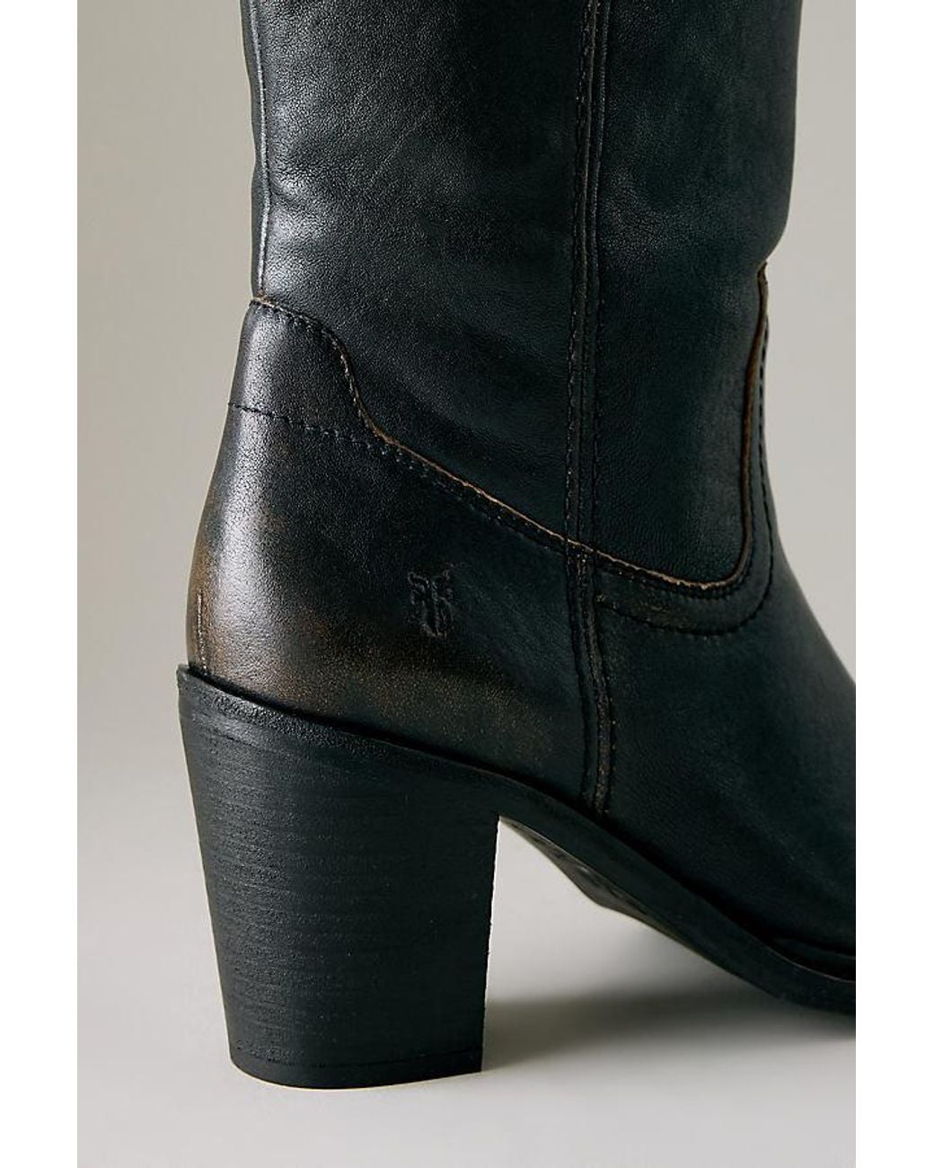 Frye Black Sedona Mid D-Ring Boots