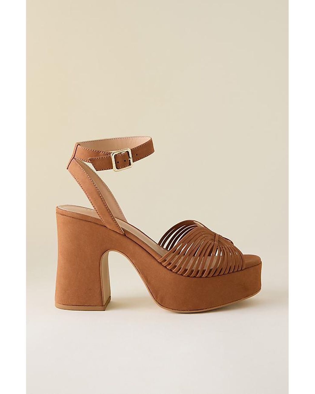 Maeve Natural Platform Heels