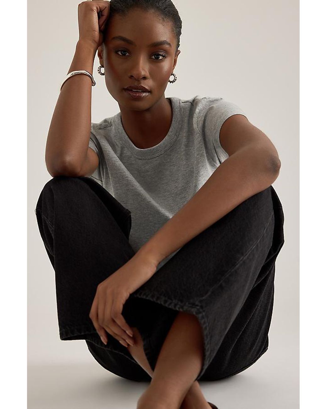 Rag & Bone Blue Cam Low-Rise Relaxed Straight Jeans