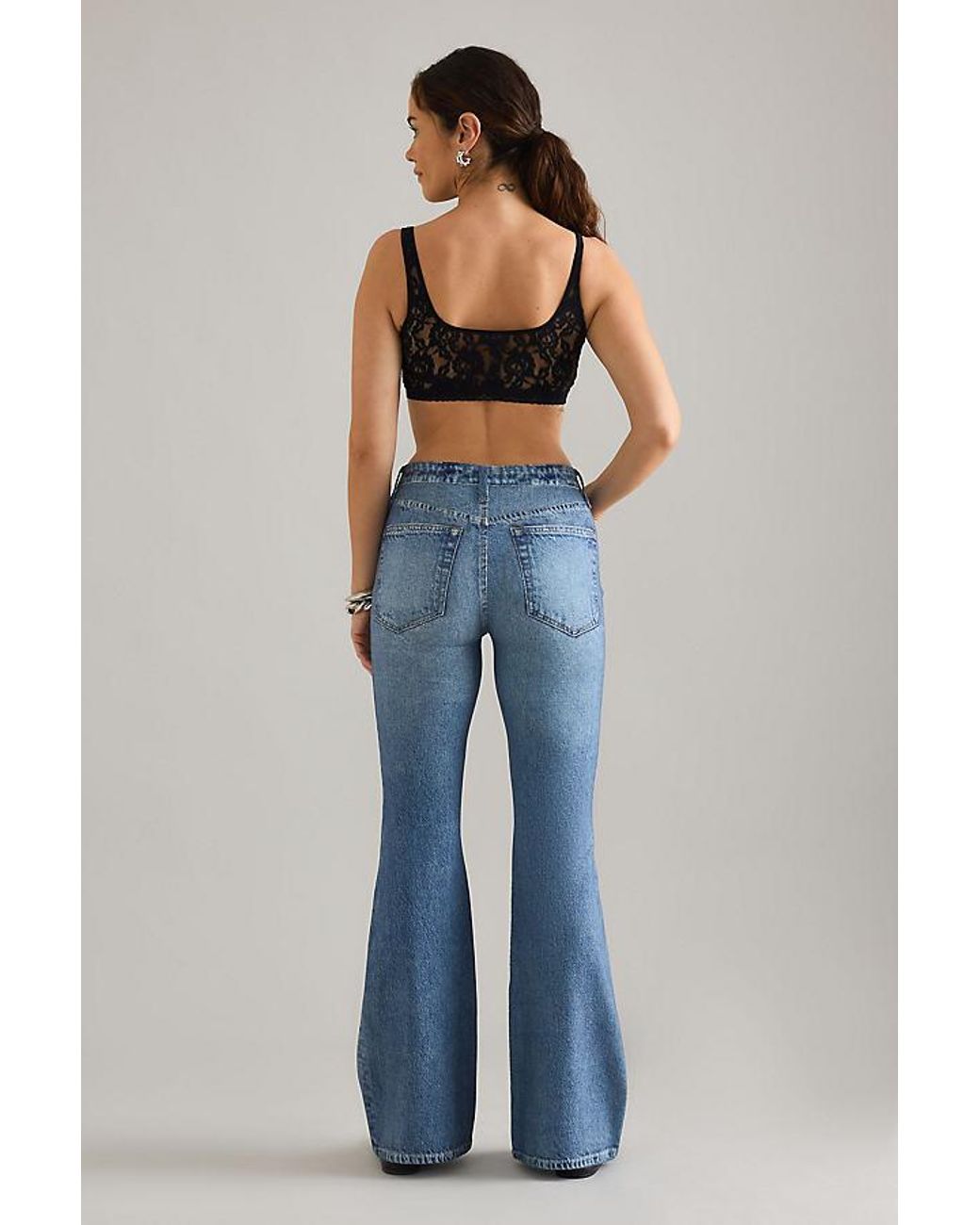 Rag & Bone Blue Dahlia Flare Jeans