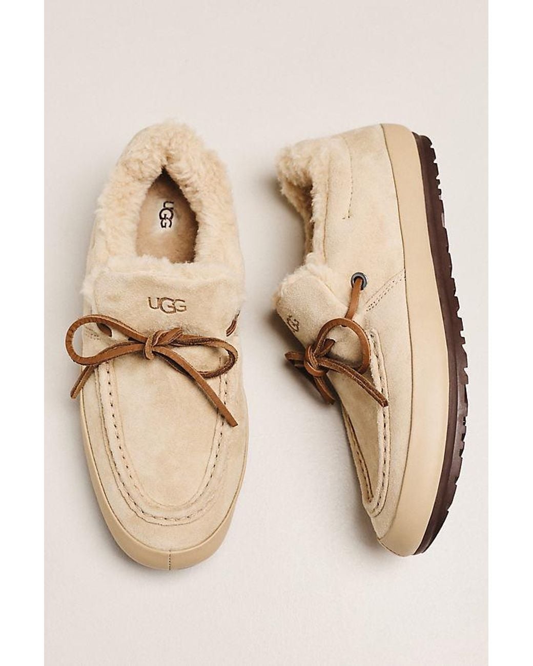 Ugg Blue Quill Slip-On Moccasins