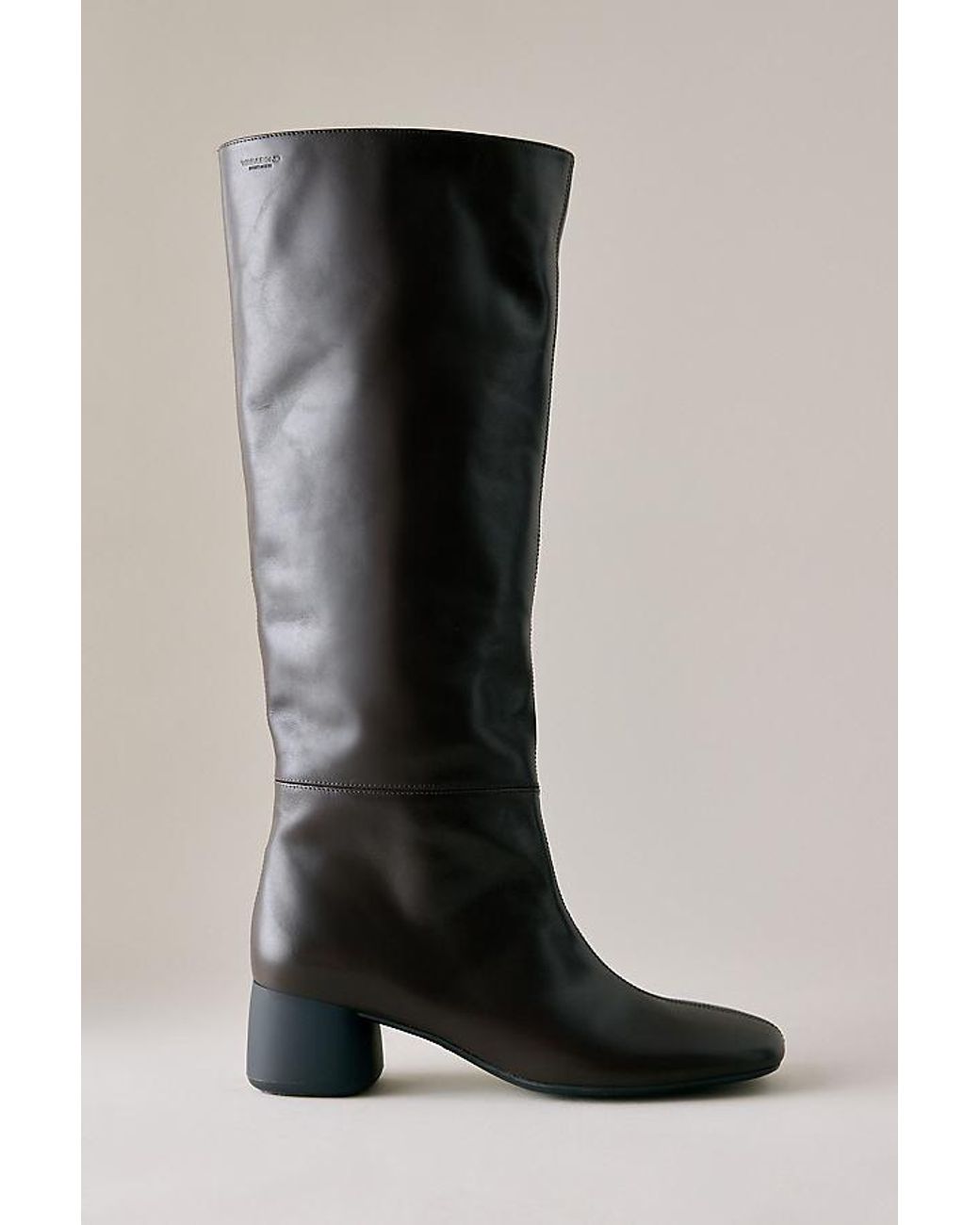 Vagabond Black Vagabond Livia Tall Leather Scrunch Boots