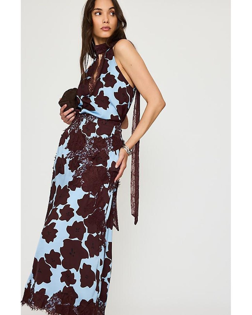 Never Fully Dressed Multicolor Lily Scarf-Neck Top