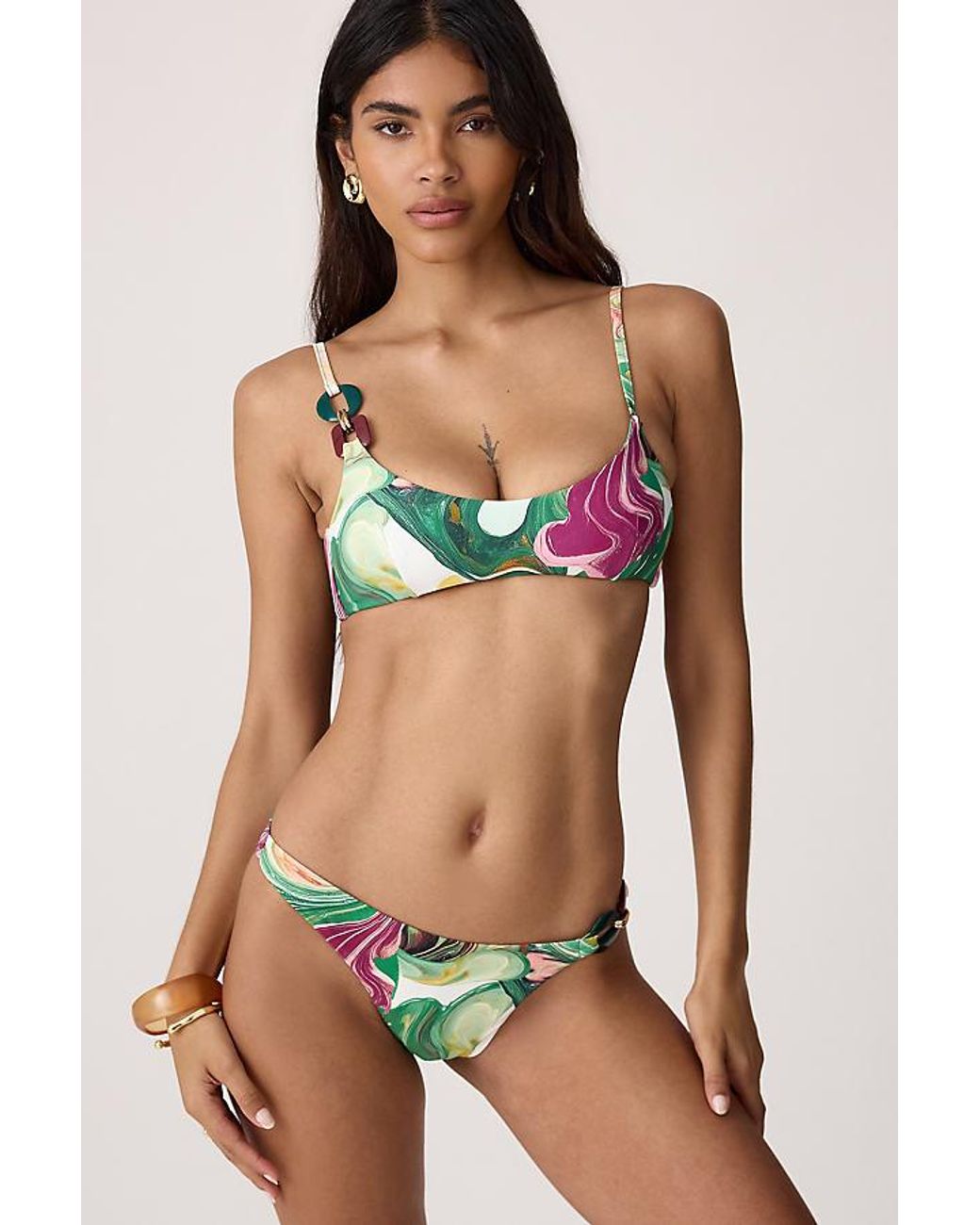 Sea Level Green Abyss Bikini Bottoms