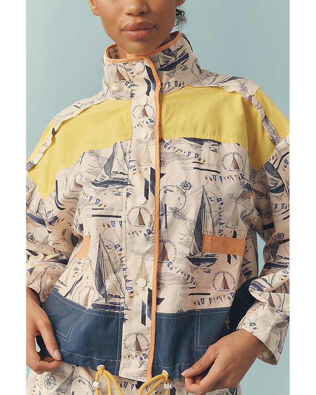 Daily Practice Gray Drawstring Jacket