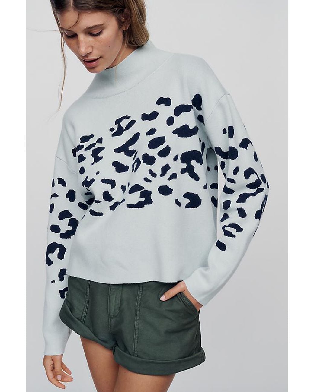 Maeve Multicolor Carys Mock-Neck Jumper