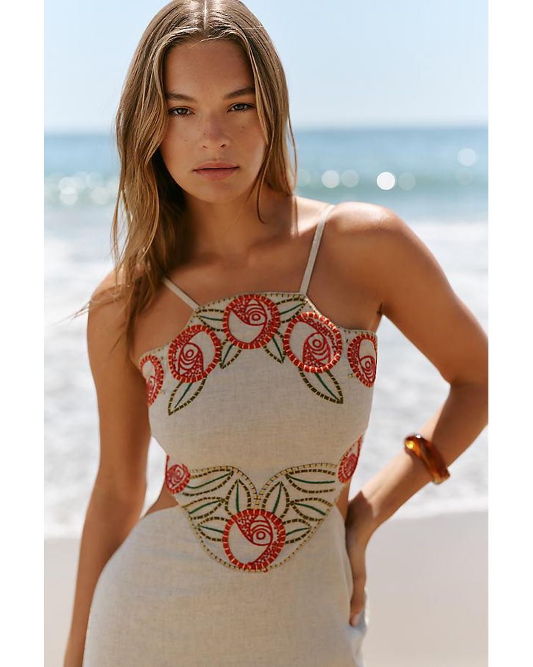Celandine Natural Sardinia Deco Dress