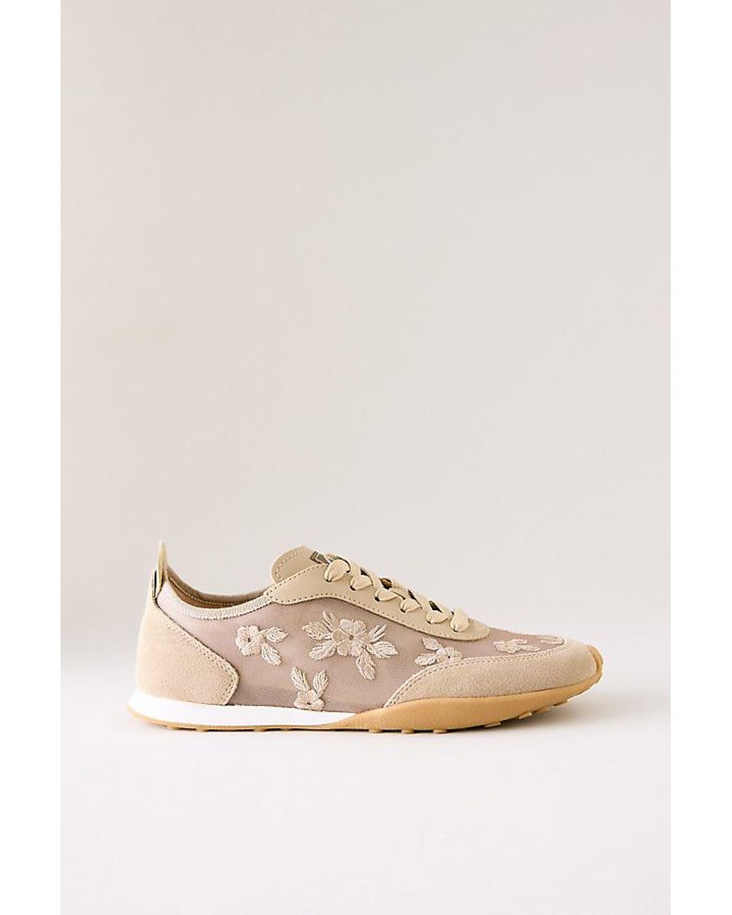 Back 70 Natural Floral Nylon Trainers