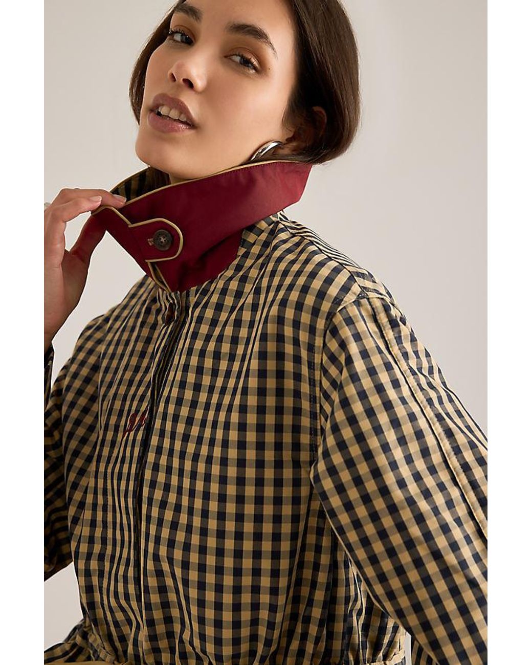 Damson Madder Brown Myrtle Multi-Way Trench Coat