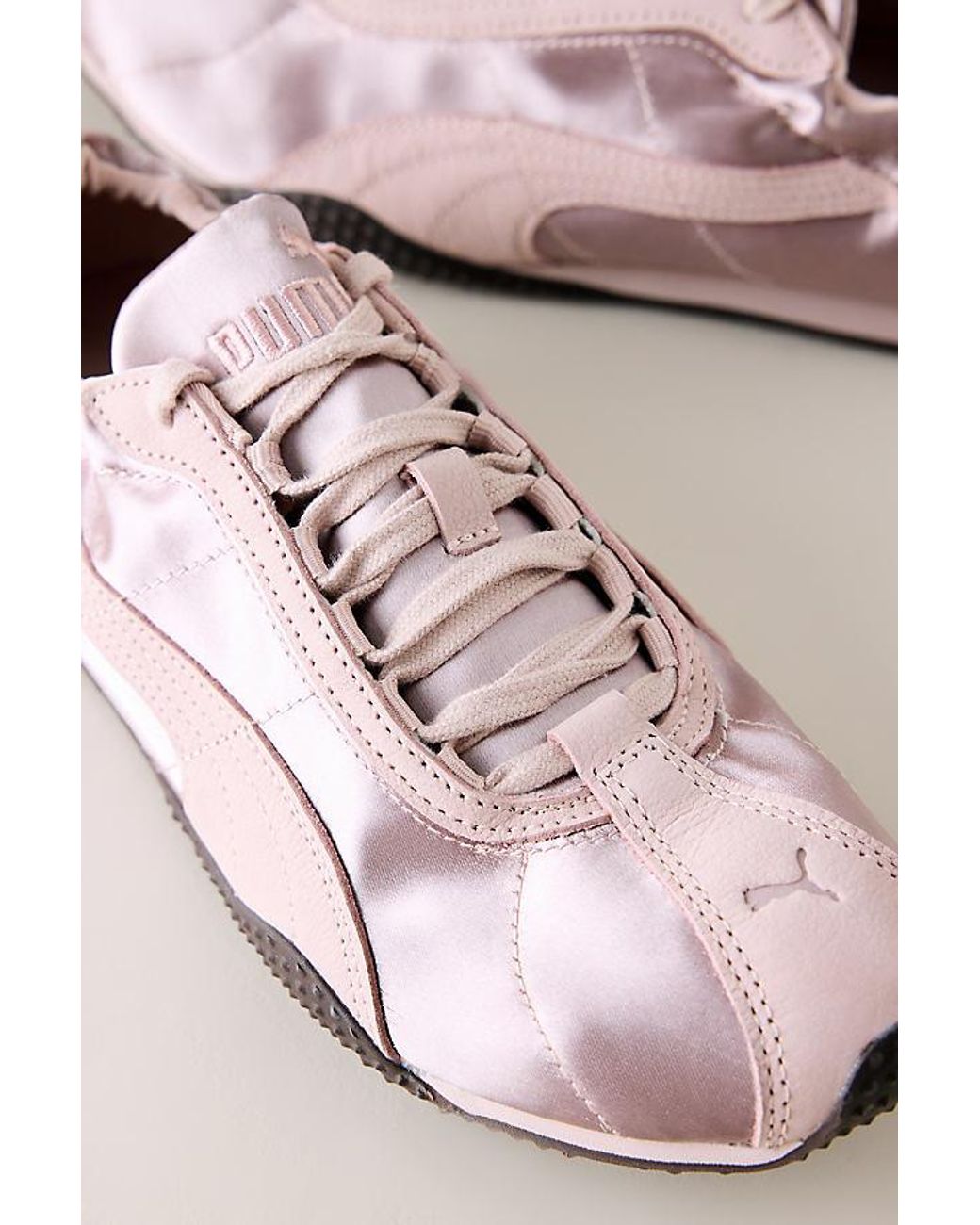 PUMA Pink H-Street Etoile Satin Trainers