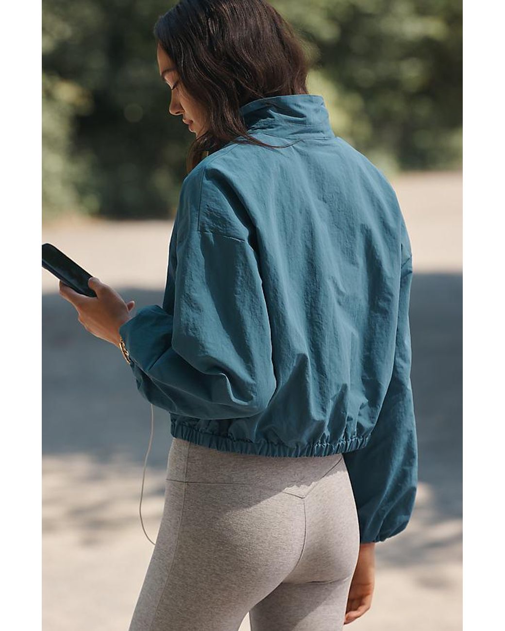 Daily Practice Green Bubble Anorak Jacket