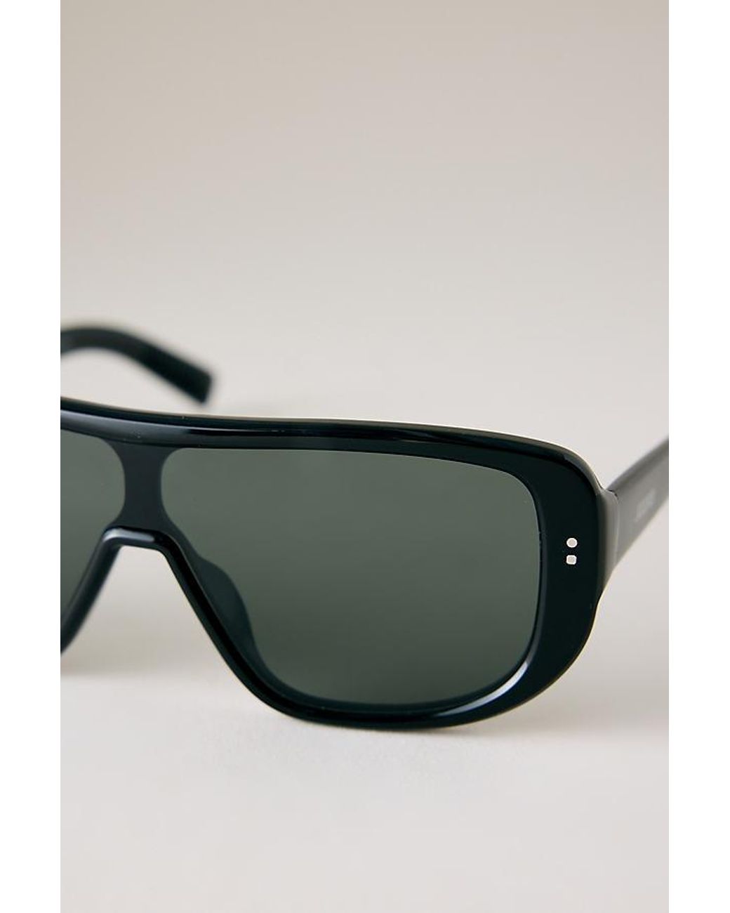 Jacquemus Gray Masco Shield Aviator Sunglasses