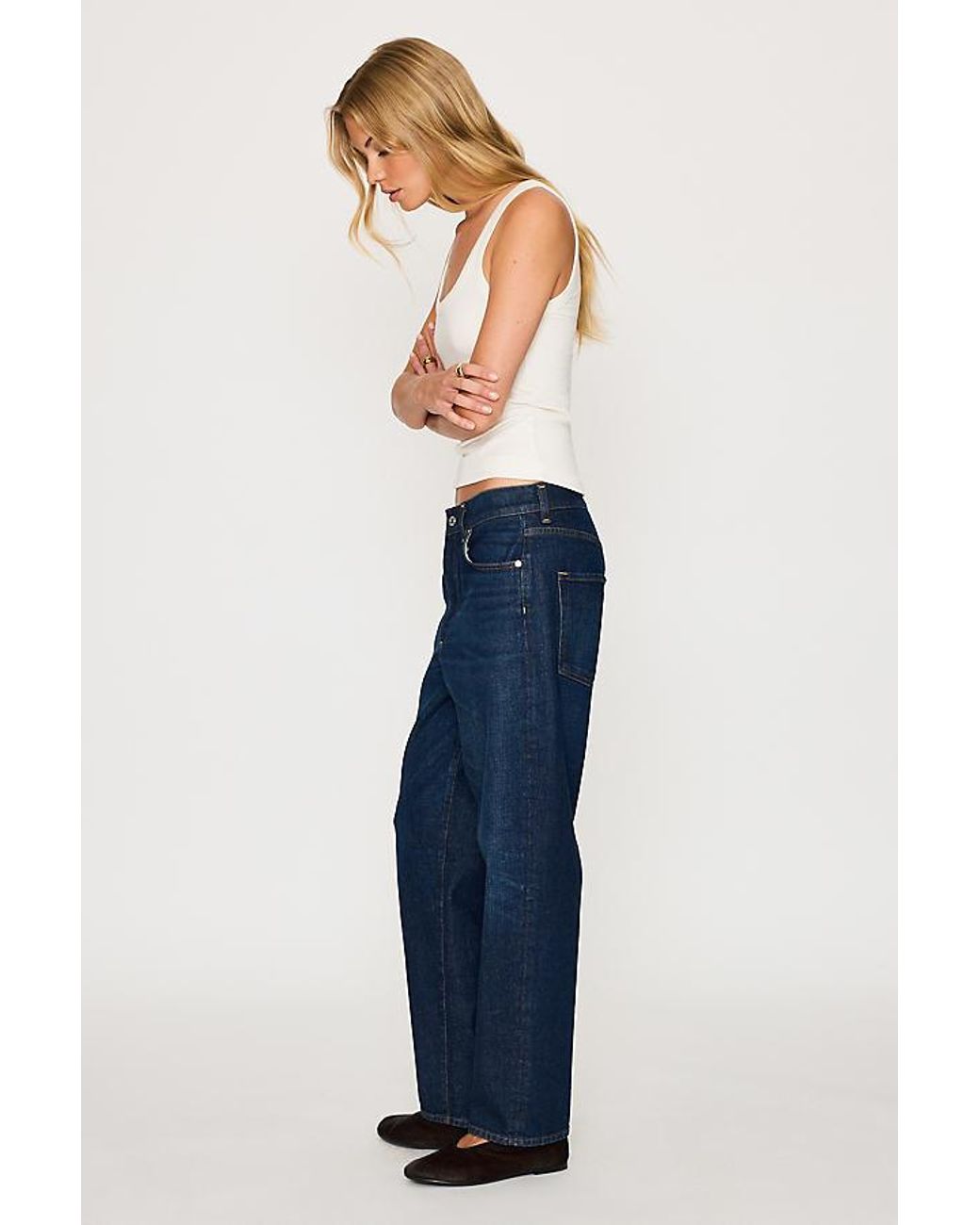 Citizens of Humanity Blue Tapered Jeans