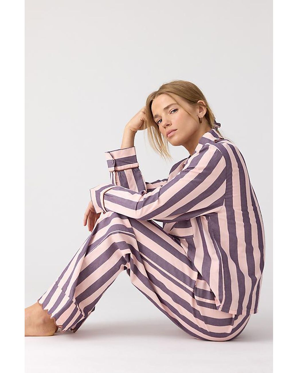 TBCo Red Check 100% Cotton Long Pyjama Set
