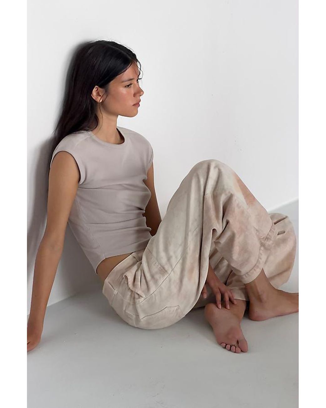 Pilcro Natural Blake Mid-Rise Relaxed Jeans