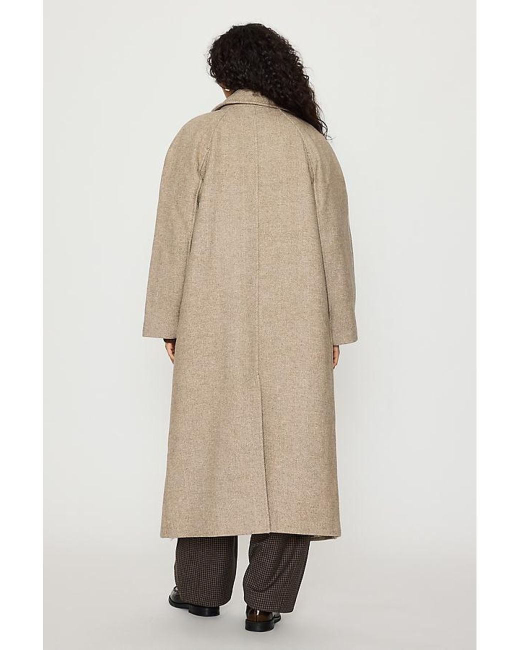 ALIGNE Natural Henrietta Double-Breasted Coat