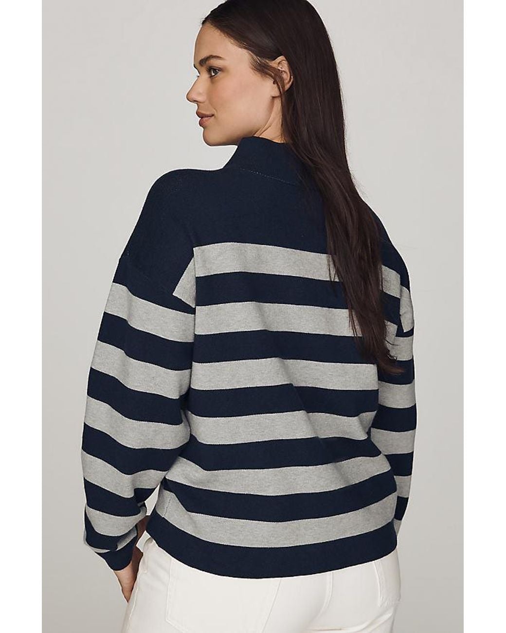Maeve Gray Carys Mock-Neck Jumper