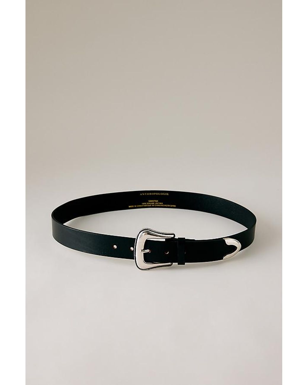 By Anthropologie Metallic Everstar Western Belt