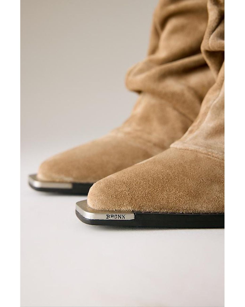 Bronx Natural Slouch Kole Ankle Boots