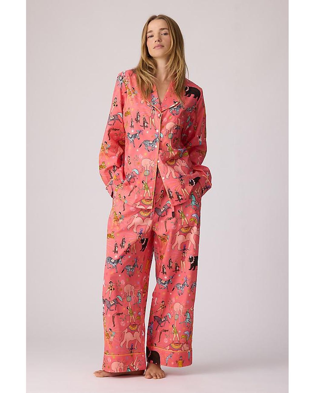 Karen Mabon Red Circus Long Pyjama Set